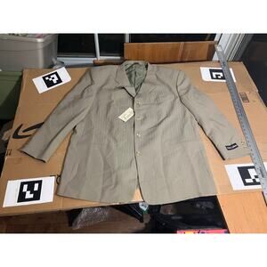 Carlo Zarelli Size‎ 52R Green Suit Jacket, New with Tags, Men's Blazer, Formal